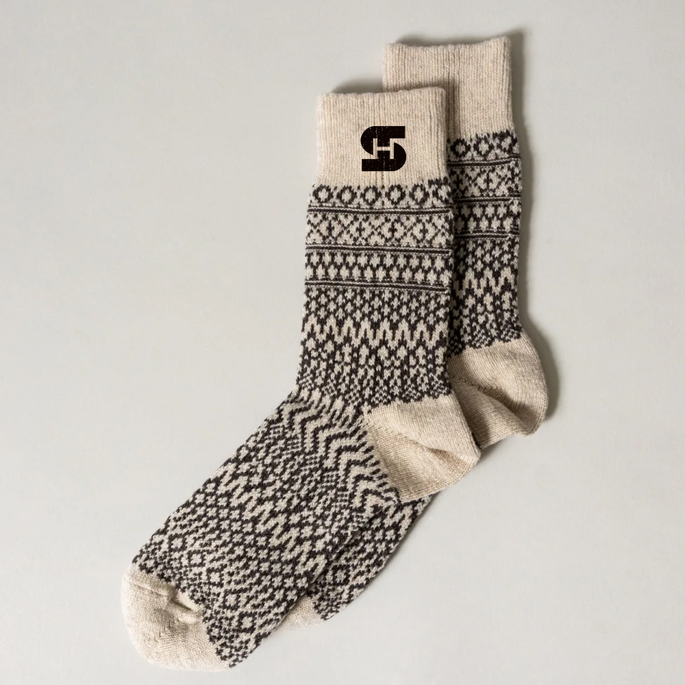 Custom Jacquard Socks