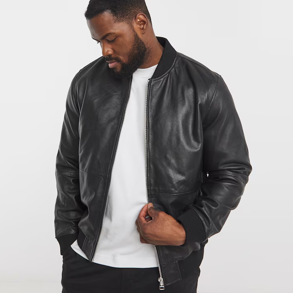 Custom Leather Bomber Jackets