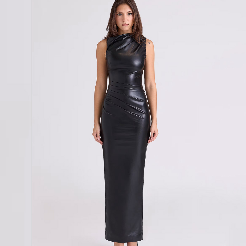 Custom Leather Dresses