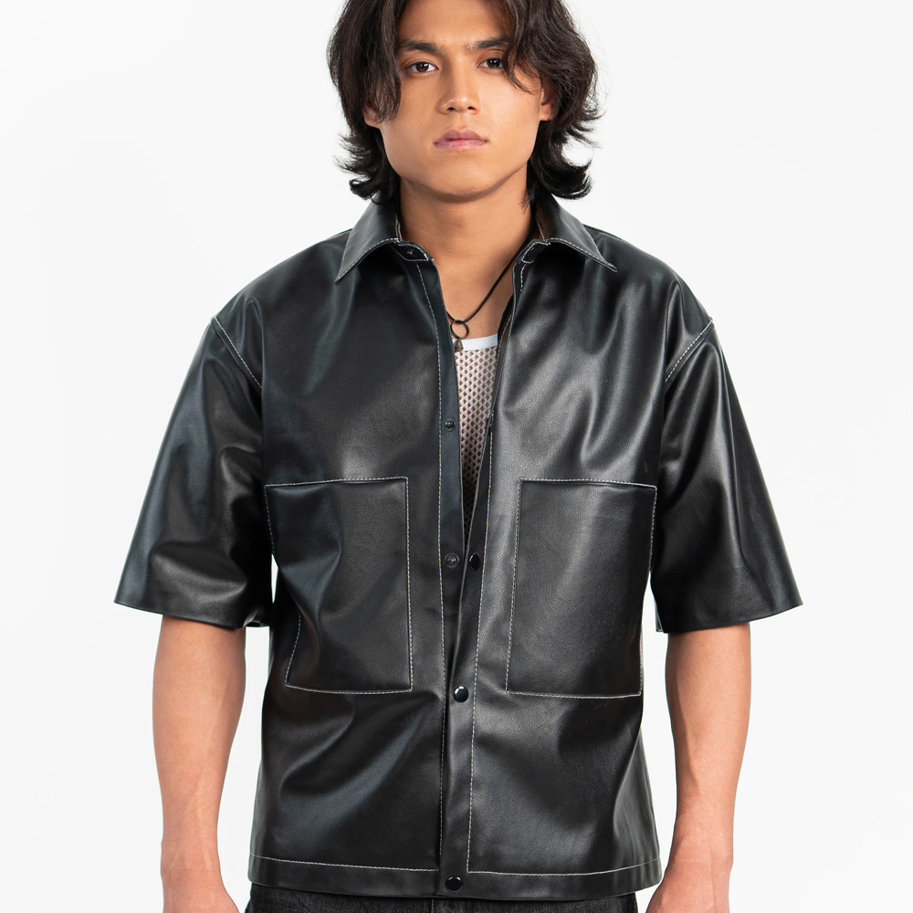 Custom Leather Overshirts