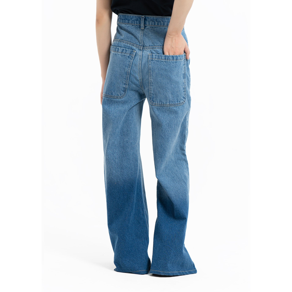 Custom Wide-Leg Jeans